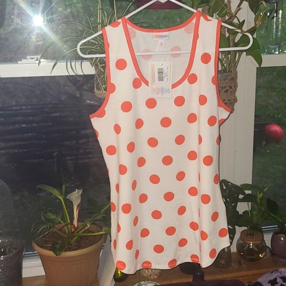 Soft Polka Dot Lularoe Tank